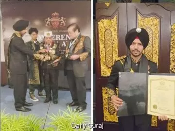 ਪੰਜਾਬ ਦੇ ਨੌਜਵਾਨ ਫਿਟਨੈੱਸ ਆਈਕਨ ਕੁਵਰ ਅੰਮ੍ਰਿਤਬੀਰ ਸਿੰਘ ਨੂੰ ਮਿਲਿਆ ਅੰਤਰਰਾਸ਼ਟਰੀ ਸਨਮਾਨ