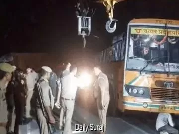 Five Killed After Speeding Truck Runs Over Bus Passengers in Uttar Pradesh's Etah