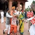 Pappu Yadav Stages Symbolic Protest in Parliament Over Ram Temple Donation Theft Allegations