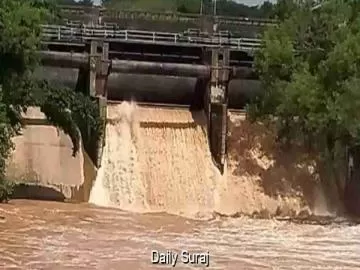 Heavy Rain Increases Water Inflow into Sukhna Lake, Authorities Monitor Situation