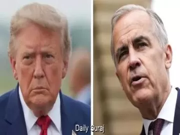 Trump Takes New Swipe at PM Carney, Revives 'Governor' Jibe in Hockey Cartoon
