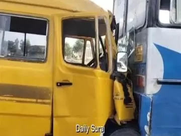 ਮਾਨਸਾ 'ਚ ਨੈਸ਼ਨਲ ਹਾਈਵੇਅ 'ਤੇ ਭਿਆਨਕ ਹਾਦਸਾ: PRTC ਬੱਸ ਨਾਲ ਟਕਰਾਈ ਸਕੂਲ ਬੱਸ, 10 ਤੋਂ ਵੱਧ ਬੱਚੇ ਜ਼ਖ਼ਮੀ