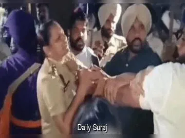 ਅੰਮ੍ਰਿਤਸਰ 'ਚ ਦੋ ਨਿਹੰਗ ਧੜਿਆਂ 'ਚ ਹੰਗਾਮਾ: ਬਚਾਅ ਕਰਨ ਪਹੁੰਚੀ ਲੇਡੀ SHO ਨਾਲ ਬਦਸਲੂਕੀ, ਵੀਡੀਓ ਹੋਈ ਵਾਇਰਲ