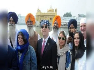 US Envoy Sergio Gor Visits Golden Temple, Discusses Sikh Community Issues with SGPC Leaders