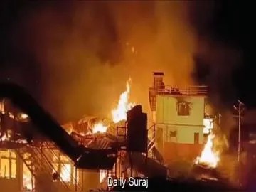 Shimla Fire: Five Houses Gutted in Dhar Village, No Casualties Reported