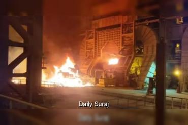 Eight Workers Killed After Molten Iron Spill at Visakhapatnam Steel Plant