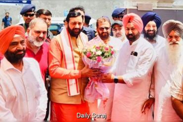 Haryana CM Raises Concerns Over Law and Order, Unemployment in Punjab