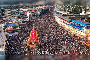 जगन्नाथ रथ यात्रा के दौरान बड़ा हादसा, दर्शन के लिए उमड़ी भीड़ में मची भगदड़