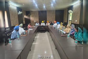 ਪਿੰਡਾਂ ਦੇ ਸਰਵਪੱਖੀ ਵਿਕਾਸ ਲਈ ਸਮੂਹ ਮੈਂਬਰ ਅਤੇ ਵਿਭਾਗੀ ਅਧਿਕਾਰੀ ਆਪਸੀ ਤਾਲਮੇਲ ਨਾਲ ਕੰਮ ਕਰਨ-ਚੇਅਰਮੈਨ ਸ਼ਿੰਗਾਰਾ ਸਿੰਘ