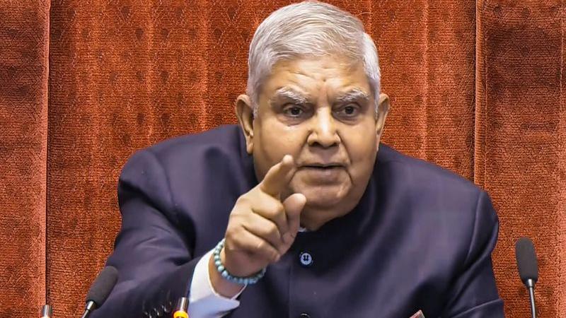 Opposition moves no-confidence motion against VP Dhankhar