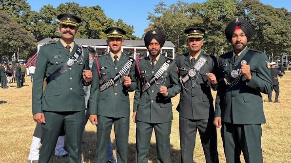 EIGHT YOUNG OFFICERS FROM PUNJAB COMMISSIONED INTO INDIAN ARMY & AIR FORCE