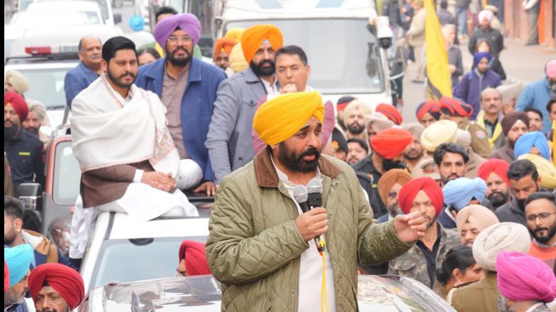 ਮੁੱਖ ਮੰਤਰੀ ਮਾਨ ਨੇ ਅੰਮ੍ਰਿਤਸਰ ਵਿੱਚ ਕੀਤਾ ਚੋਣ ਪ੍ਰਚਾਰ, ਲੋਕਾਂ ਨੂੰ ਨਗਰ ਨਿਗਮ ਚੋਣਾਂ ਵਿੱਚ 'ਆਪ' ਦੇ ਨੁਮਾਇੰਦੇ ਚੁਣਨ ਦੀ ਕੀਤੀ ਅਪੀਲ