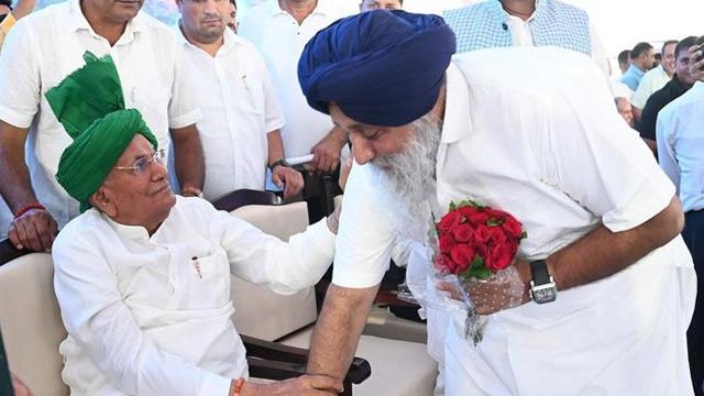 ਓਮ ਪ੍ਰਕਾਸ਼ ਚੌਟਾਲਾ ਨੇ ਹਮੇਸ਼ਾ ਕਿਸਾਨਾਂ ਤੇ ਗਰੀਬਾਂ ਲਈ ਕੀਤਾ ਕੰਮ- ਸੁਖਬੀਰ ਸਿੰਘ ਬਾਦਲ