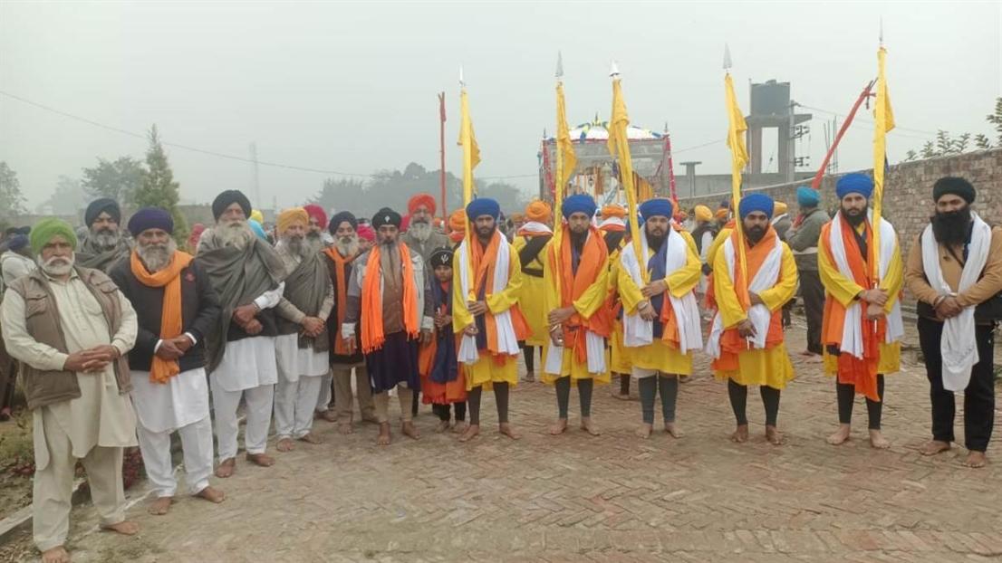 ਗੁਰਦੁਆਰਾ ਬਾਬਾ ਕਾਲਾ ਮਾਹਿਰ ਕਮੇਟੀ ਵੱਲੋਂ ਨਗਰ ਕੀਰਤਨ ਦਾ ਸਵਾਗਤ