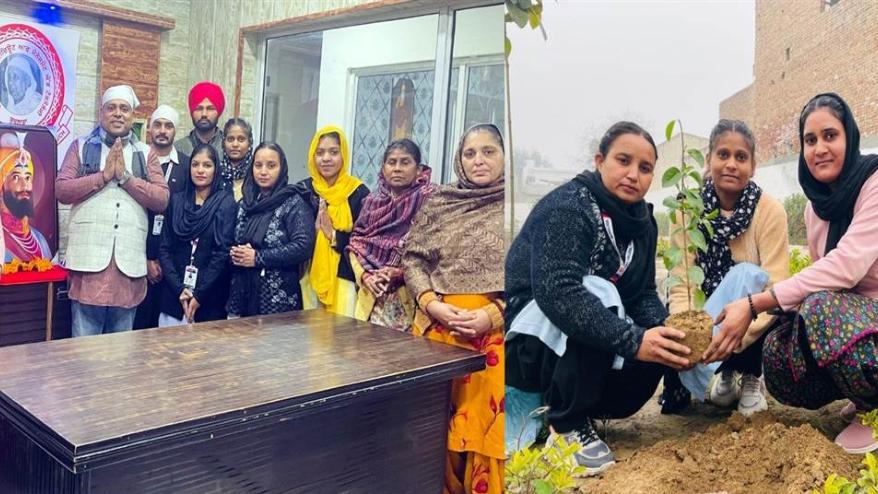 ਗੁਰਦਾਸੀ ਦੇਵੀ ਕਾਲਜ ’ਚ ਪ੍ਰਕਾਸ਼ ਪੁਰਬ ’ਤੇ ਵਾਤਾਵਰਨ ਦੀ ਸੰਭਾਲ ਲਈ ਲਾਏ ਬੂਟੇ