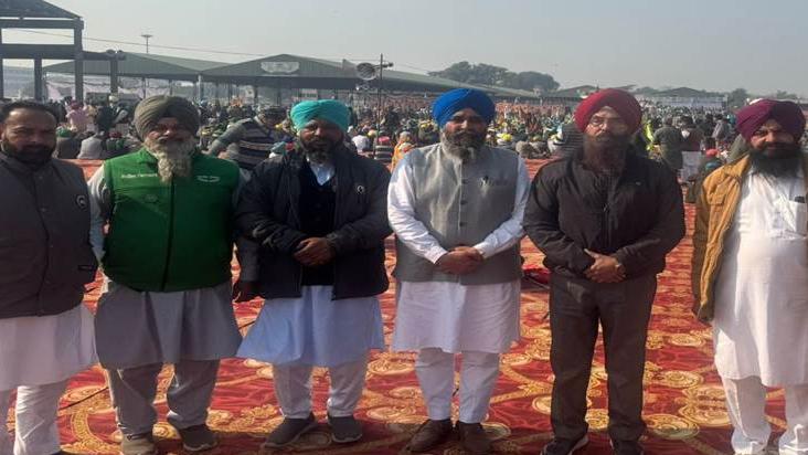 ਪੰਜਾਬ ਕਿਸਾਨ ਯੂਨੀਅਨ ਦੇ ਜ਼ਿਲ੍ਹਾ ਪ੍ਰਧਾਨ ਮਹਿਲ ਮੋਗਾ ਕਾਨਫਰੰਸ ’ਚ ਪੁੱਜੇ
