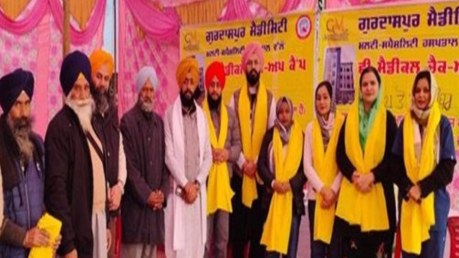 ਗੁਰਦਾਸਪੁਰ ਮੈਡੀਸਿਟੀ ਨੇ ਮਾਘੀ ਮੌਕੇ ਗੁਰਦੁਆਰਾ ਟਾਹਲੀ ਸਾਹਿਬ ਵਿਖੇ ਲਗਾਇਆ ਮੁਫਤ ਮੈਡੀਕਲ ਕੈਂਪ