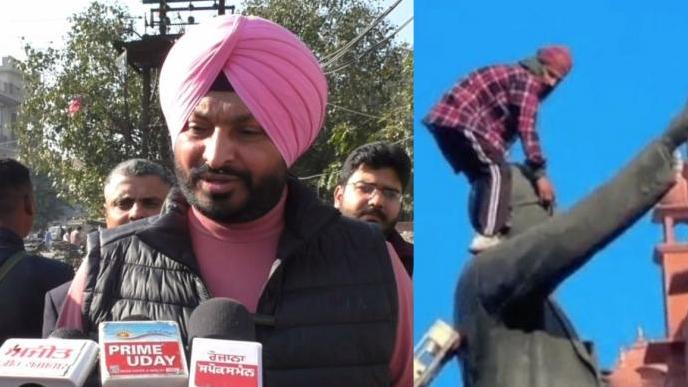 ਰਵਨੀਤ ਬਿੱਟੂ ਨੇ ਬਾਬਾ ਅੰਬਦੇਕਰ ਸਾਹਿਬ ਦੇ ਬੁੱਤ ਨੂੰ ਤੋੜਨ ਵਾਲੀ ਘਟਨਾ ’ਤੇ ਸਖ਼ਤ ਸ਼ਬਤਾਂ ’ਚ ਕੀਤੀ ਨਿੰਦਾ