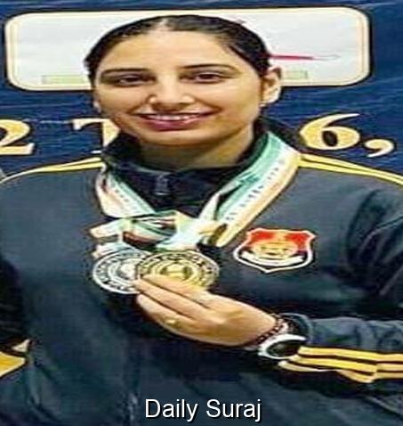ਪਵਨਦੀਪ ਕੌਰ ਮਾਨ ਸੋਨੇ ਤੇ ਚਾਂਦੀ ਦਾ ਤਮਗਾ ਜਿੱਤ ਕੇ ਦੇਸ਼ ਭਰ 'ਚੋਂ ਆਈ ਦੂਜੇ ਨੰਬਰ 'ਤੇ