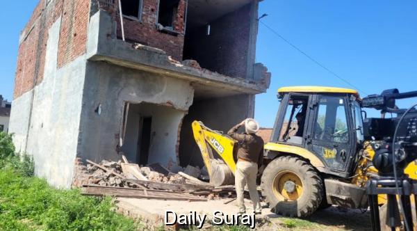 MEGA ACTION UNDER YUDH NASHE VIRUDH : BULLDOZER ACTION IN KHANNA AND AMRITSAR
