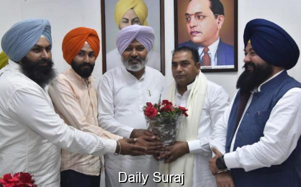 Gulzar Singh Bobby Assumes Office as Member of Punjab State Commission for Scheduled Castes in Presence of FM and Chairman of Commission