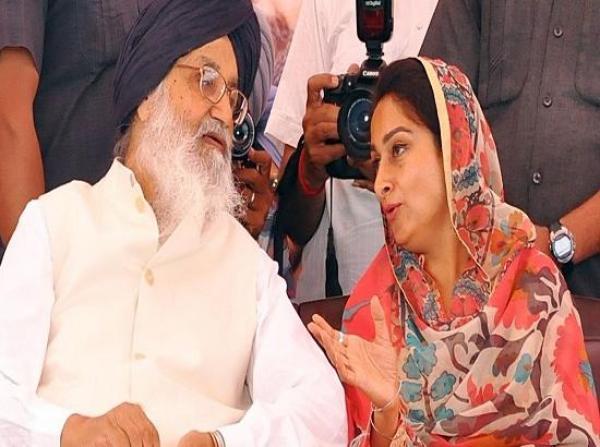ਬੀਬੀ ਹਰਸਮਿਰਤ ਬਾਦਲ ਦੀ ਢਾਲ ਬਣੇ ਵੱਡੇ ਬਾਦਲ