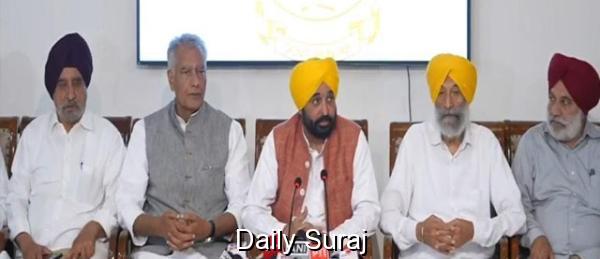 ਪਾਣੀਆਂ ਦੇ ਮੁੱਦੇ ’ਤੇ ਸਾਰੀਆਂ ਪਾਰਟੀਆਂ ਹਨ ਇਕਜੁੱਟ : ਮੁੱਖ ਮੰਤਰੀ