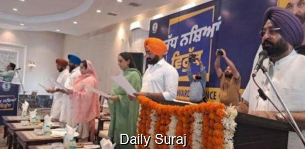 ਯੁੱਧ ਨਸ਼ਿਆਂ ਵਿਰੁੱਧ ਤਹਿਤ ਮੋਗਾ 'ਚ ਕਰਵਾਏ ਗਏ ਸਮਾਗਮ ਵਿੱਚ ਮੰਤਰੀ ਹਰਦੀਪ ਮੁੰਡੀਆਂ ਨੇ ਕੀਤੀ ਸ਼ਿਰਕਤ