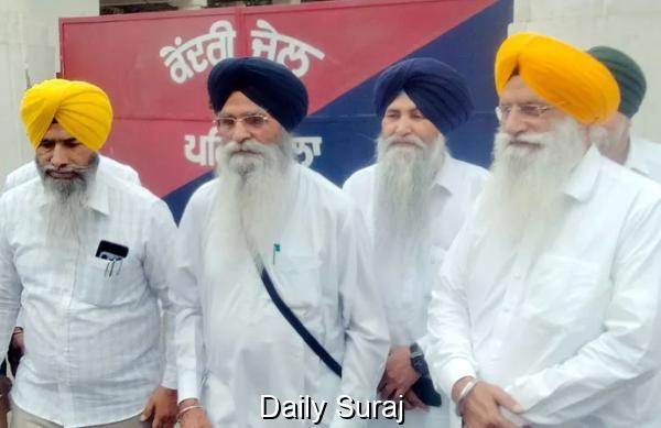 ਧਾਮੀ ਅਤੇ ਹੋਰਾਂ ਵੱਲੋਂ ਕੇਂਦਰੀ ਜੇਲ੍ਹ ’ਚ ਰਾਜੋਆਣਾ ਨਾਲ ਮੁਲਾਕਾਤ