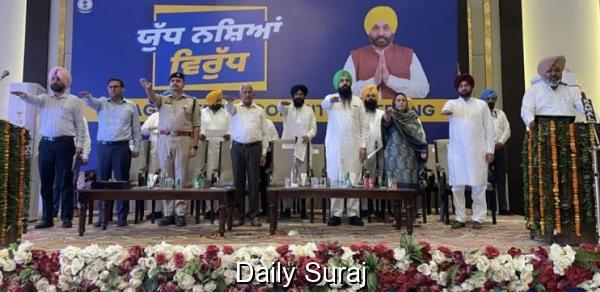 Bhagwant Singh Mann is the first CM who has taken concrete steps to stop drug trafficking and save Punjab’s waters: Finance Minister Harpal Singh Cheema
