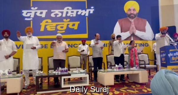 ਪੰਜਾਬ ਨੂੰ ਨਸ਼ੇ, ਗੈਂਗਸਟਰ ਤੇ ਜ਼ਬਰੀ ਵਸੂਲੀ ਤੋਂ ਮੁਕਤੀ ਦਵਾਉਣ ਲਈ ਮਾਨ ਸਰਕਾਰ ਵਚਨਬੱਧ : ਮੰਤਰੀ ਕੁਲਦੀਪ ਧਾਲੀਵਾਲ