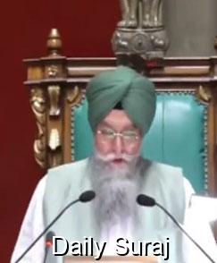 ਮੁੱਦਾ ਪਾਣੀਆਂ ਦਾ: ਸਪੀਕਰ ਨੇ ਪੇਸ਼ ਹੋਏ ਮਤੇ ’ਤੇ ਬਹਿਸ ਲਈ ਦਿੱਤਾ 3 ਘੰਟੇ ਦਾ ਸਮਾਂ