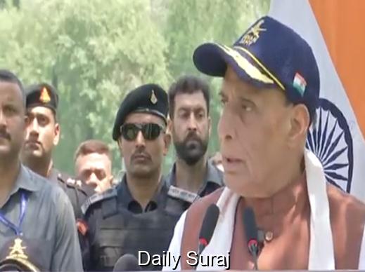 ਜਵਾਨਾਂ ’ਚ ਪੁੱਜੇ ਰੱਖਿਆ ਮੰਤਰੀ ਰਾਜਨਾਥ ਸਿੰਘ