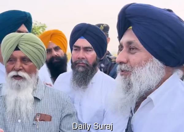 ਕਿਸਾਨਾਂ ਮਜ਼ਦੂਰਾਂ ਦੀ ਪਾਰਟੀ ਹੈ ਸ਼੍ਰੋਮਣੀ ਅਕਾਲੀ ਦਲ- ਸੁਖਬੀਰ ਸਿੰਘ ਬਾਦਲ