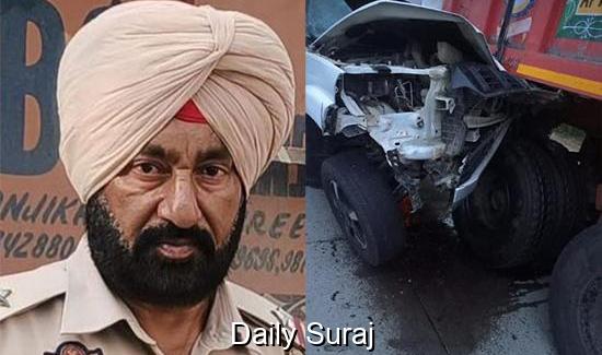 One Policeman Dead, Three Injured in Bathinda Road Accident