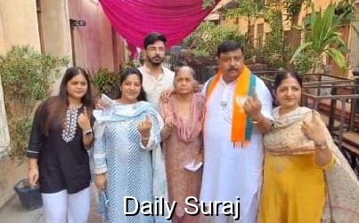 Jiwan Gupta Leads by Example, Votes with Family and Predicts Win