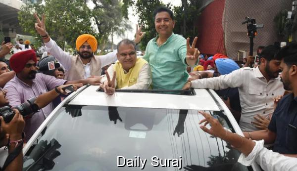 ਦਿੱਲੀ 'ਚ ਜਸ਼ਨ ਦੀ ਤਿਆਰੀ, ਜ਼ਿਮਨੀ ਚੋਣਾਂ 'ਚ ਆਮ ਆਦਮੀ ਪਾਰਟੀ ਦੀ ਜਿੱਤ