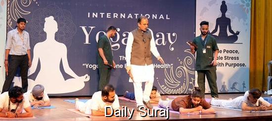 CGC Jhanjeri Promotes Wellness Through Yoga Week Events