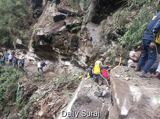 Landslide on Yamunotri Route: CM Dhami Assures Prompt Rescue Operations