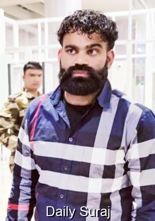 ਗੈਂਗਸਟਰ ਜੱਗੂ ਭਗਵਾਨਪੁਰੀਆ ਦੀ ਭਰਜਾਈ ਅੰਮ੍ਰਿਤਸਰ ਹਵਾਈ ਅੱਡੇ ਤੋਂ ਗ੍ਰਿਫ਼ਤਾਰ