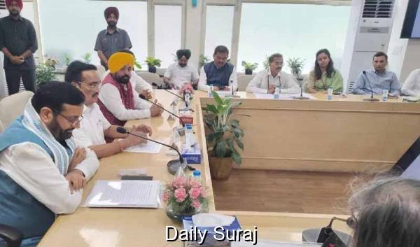 Punjab-Haryana Water Row: SYL ਮੁੱਦੇ ਦੇ ਹੱਲ ਲਈ ਚਨਾਬ ਦਾ ਪਾਣੀ ਪੰਜਾਬ-ਹਰਿਆਣਾ ਵੱਲ ਮੋੜਿਆ ਜਾਵੇ: ਮੁੱਖ ਮੰਤਰੀ ਭਗਵੰਤ ਮਾਨ