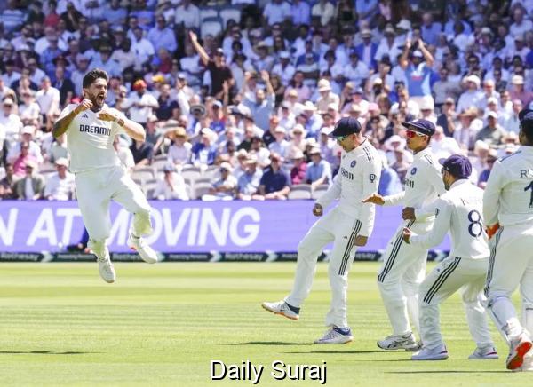 India-England Lord’s Test: ਭਾਰਤ ਦਾ ਦੋਹਰਾ ਝਟਕਾ, ਇੰਗਲੈਂਡ ਦੀਆਂ ਲੰਚ ਤੱਕ ਦੋ ਵਿਕਟਾਂ ‘ਤੇ 83 ਦੌੜਾਂ
