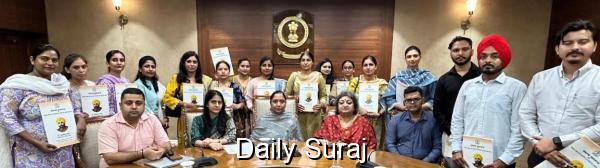 DR. BALJIT KAUR HANDS OVER APPOINTMENT LETTER TO NEWLY RECRUITED EMPLOYEES IN THE DEPARTMENT