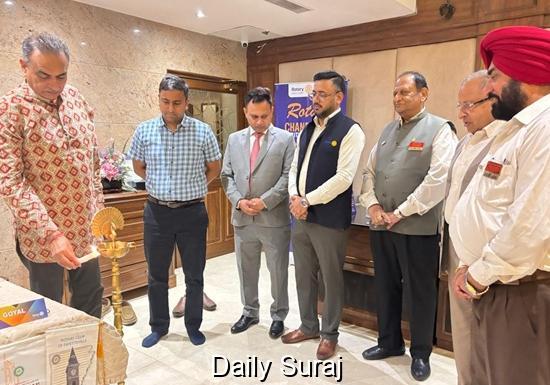 Akash Mittal Begins Term as New Rotary Chandigarh City Beautiful President
