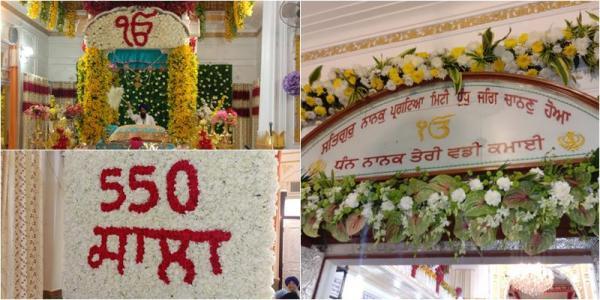 ਸੁਲਤਾਨਪੁਰ ਲੋਧੀ: ਵਿਦੇਸ਼ੀ ਫੁੱਲਾਂ ਨਾਲ ਸਜਾਇਆ ਗੁਰਦੁਆਰਾ ਸ੍ਰੀ ਬੇਰ ਸਾਹਿਬ, ਦੇਖੋ ਅਲੌਕਿਕ ਤਸਵੀਰਾਂ