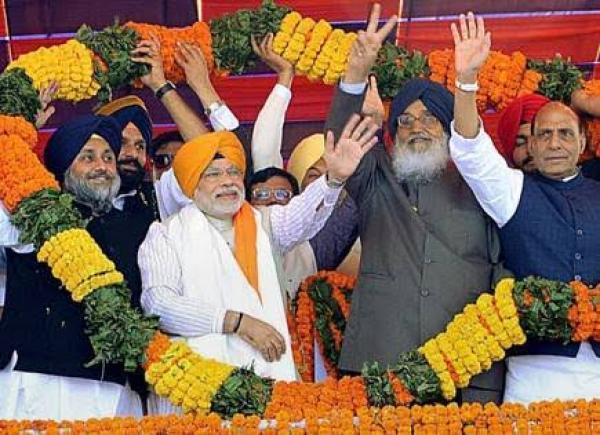 ਅਕਾਲੀ- ਭਾਜਪਾ ਗੱਠਜੋੜ ਤੇ ਛਾਏ ਬੇਭਰੋਸਗੀ ਦੇ ਬੱਦਲ।