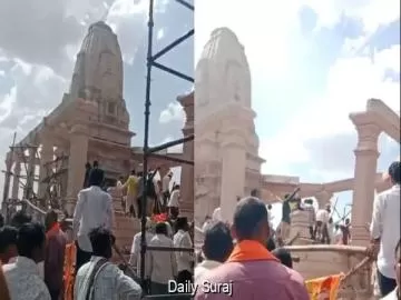 ਮੰਦਰ ਨਿਰਮਾਣ ਦੌਰਾਨ ਵੱਡੀ ਤ੍ਰਾਸਦੀ, ਮਲਬੇ ਹੇਠ ਦੱਬੇ ਸ਼ਰਧਾਲੂ; ਰਾਹਤ ਕਾਰਜ ਜਾਰੀ