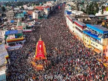 जगन्नाथ रथ यात्रा के दौरान बड़ा हादसा, दर्शन के लिए उमड़ी भीड़ में मची भगदड़