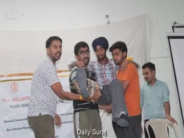 ਐਨ.ਐਸ.ਐਸ. ਵਲੰਟੀਅਰਾਂ ਦੇ ਸਿਖਲਾਈ ਕੈਂਪ ਦਾ ਛੇਵਾਂ ਦਿਨ ਸਫ਼ਲਤਾਪੂਰਵਕ ਸੰਪੰਨ