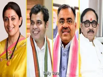 BJP Announces Major Reshuffle Ahead of 2027 Polls; Smriti Irani Named Haryana In-Charge